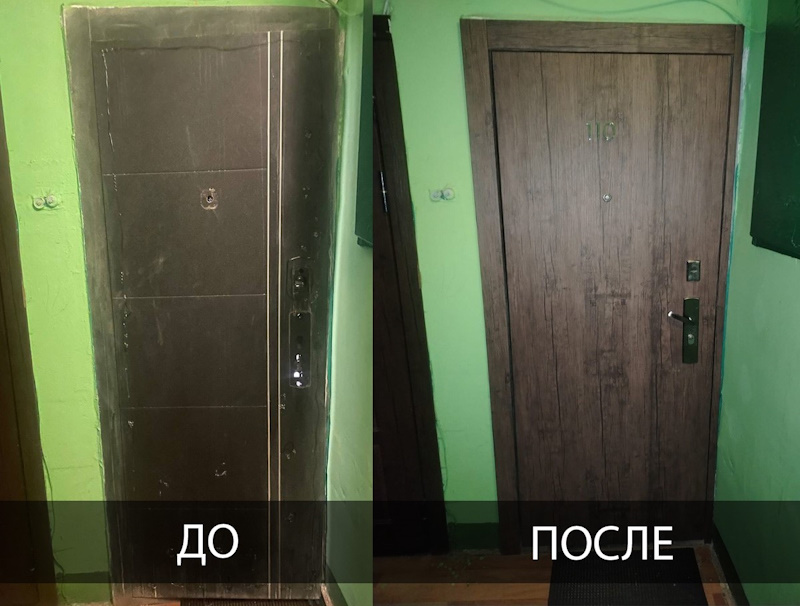 ремонт металлических дверей